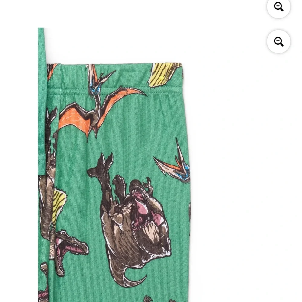 Jurassic park 2 piece set pajama
